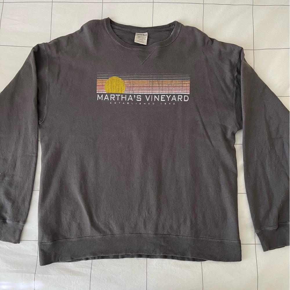 Sage Gray/Green L Martha’s Vineyard Crewneck Sweatshirt